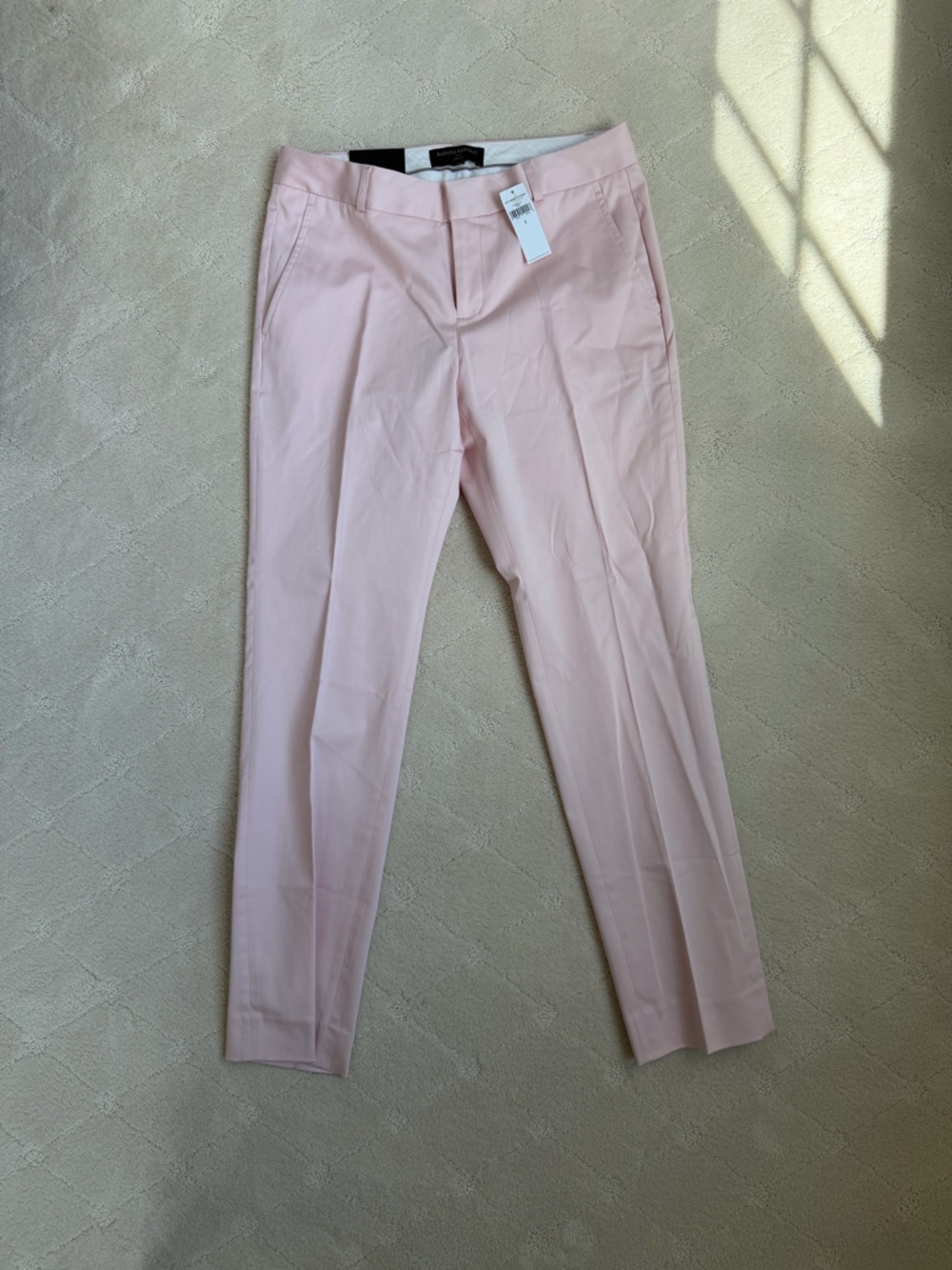 Banana Republic Pale Pink Tailored Trousers